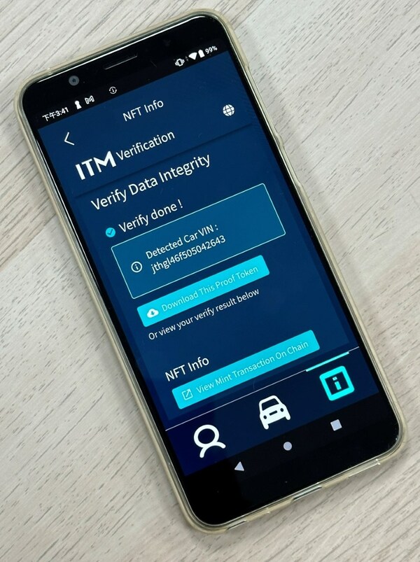 ITM showcases the world's first EV dNFT to achieve trust from edge of vehicle history reports